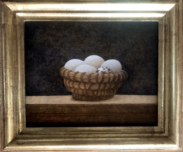 Bread Basket with Eggs