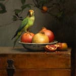 fenne-louise-still-life-with-parrotpomegranates