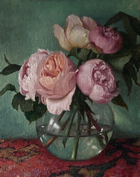 Garden Roses and Peonies