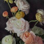 Ranunculus and Juliet Roses