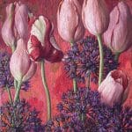 Tulips with Allium