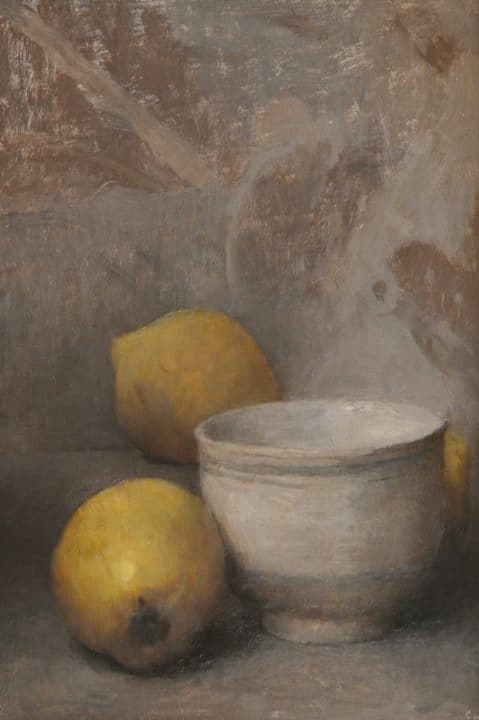 Quinces on Grey