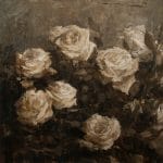 Garden Roses Brunaille 18×18
