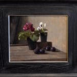 KLEIN, Michael – Plums with Garden Flowers–framed