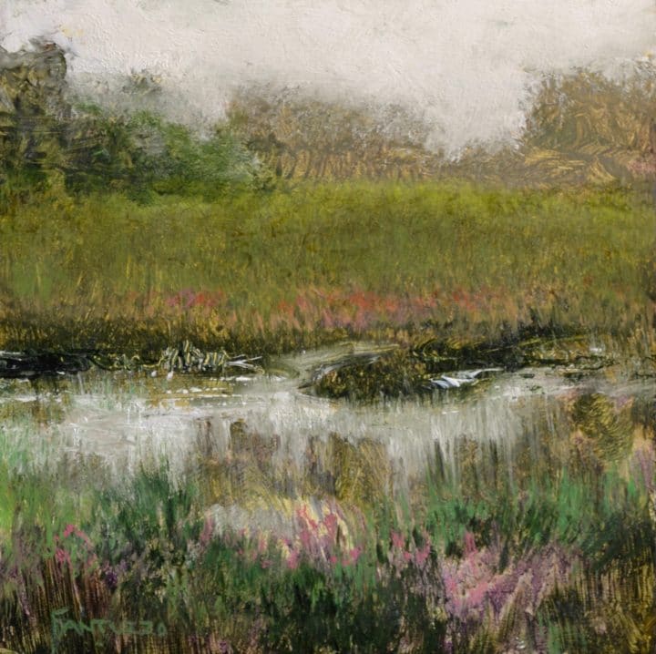 Pink Grass in the Marsh