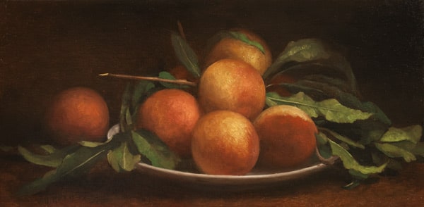 Peaches with Bowl
