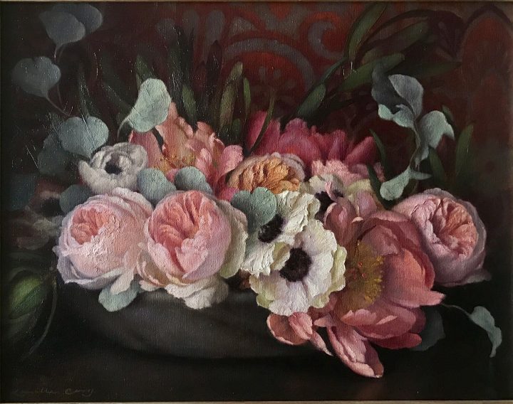Roses, Peonies and Anemones