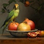 LF_Still-Life with Parrot,Pomegranates copy