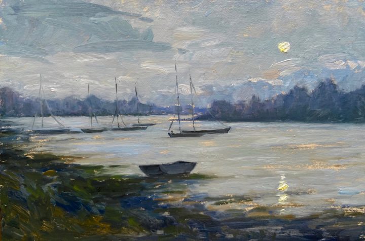 Moonrise on the Loire