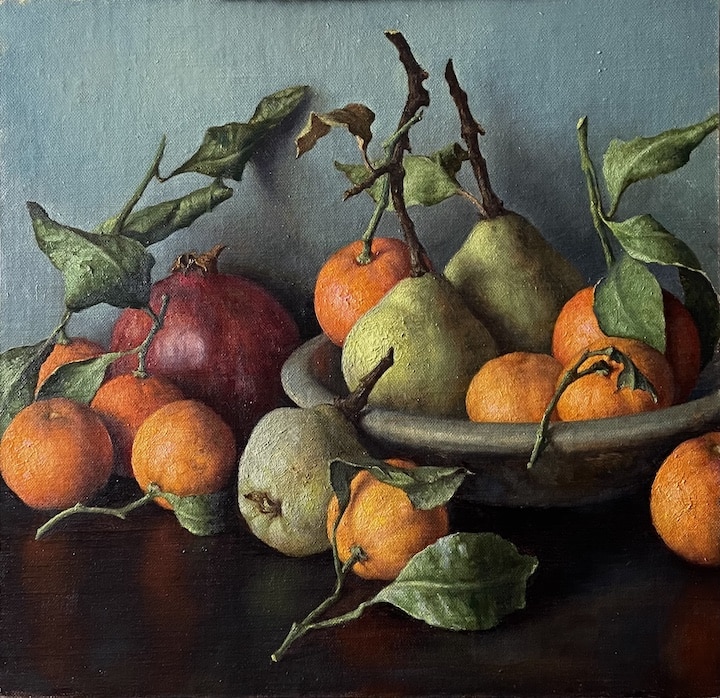 Mandarins, Quince and Pomegranate