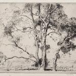 Sycamores by Alfred Hutty