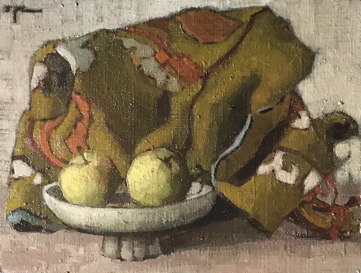 Apples and Green Tapestry
