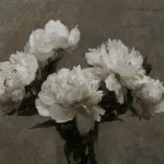 White Bouquet of Peonies