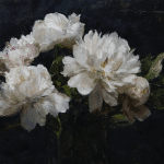 White Bouquet of Peonies